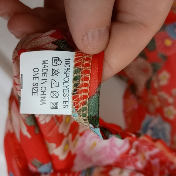 Floral Kimono Dress Coverup Similar To Spell (#1,312) - Picture 10 of 10